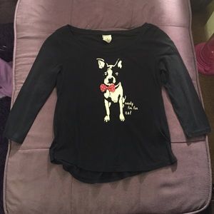 Three Quarter Sleeve Abercrombie Kids Puppy Shirt