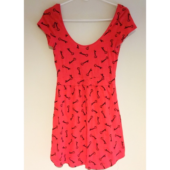 Forever 21 Dresses & Skirts - ⛔️ SOLD ⛔️Red Key Dress 🔑