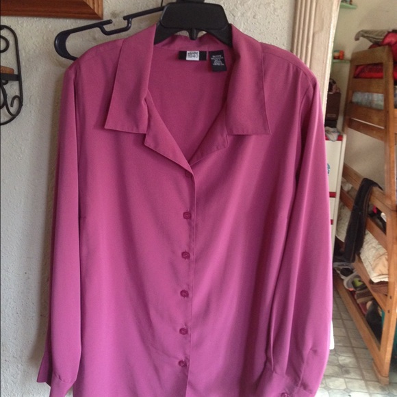 Dark pink blouse