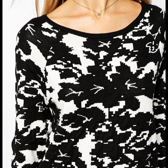 🆕 ASOS Villa floral sweater - Picture 3 of 4