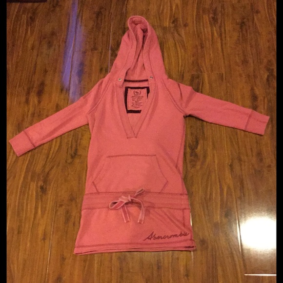 Abercrombie Red Hooded Sweater