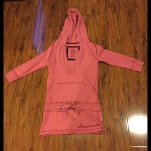 Abercrombie Red Hooded Sweater