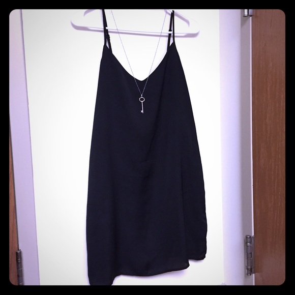 Silky Little Black Dress