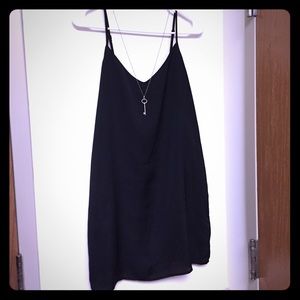 Silky Little Black Dress