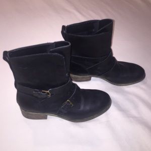 Ralph Lauren Black Leather Boots