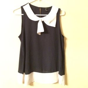 Sailor style bow top