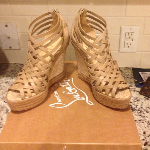 Christian Louboutin Wedges granate Christian Louboutin Wedges granate