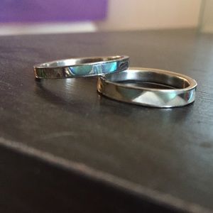 2 multi color rings