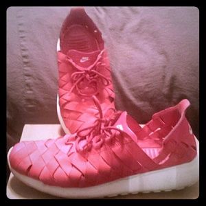 Nike Red Quilted Shoes