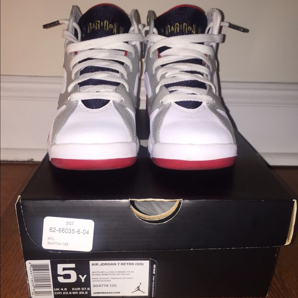Jordan Shoes - Air Jordan Olympic 7's Sz 5Y