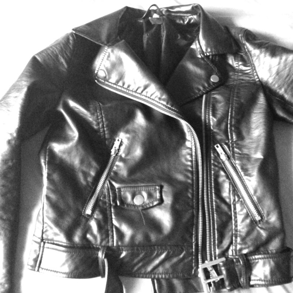 H&M faux leather jacket