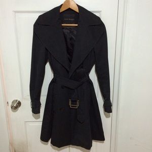 Zara black trench coat