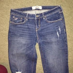 Distressed Hollister Jeans