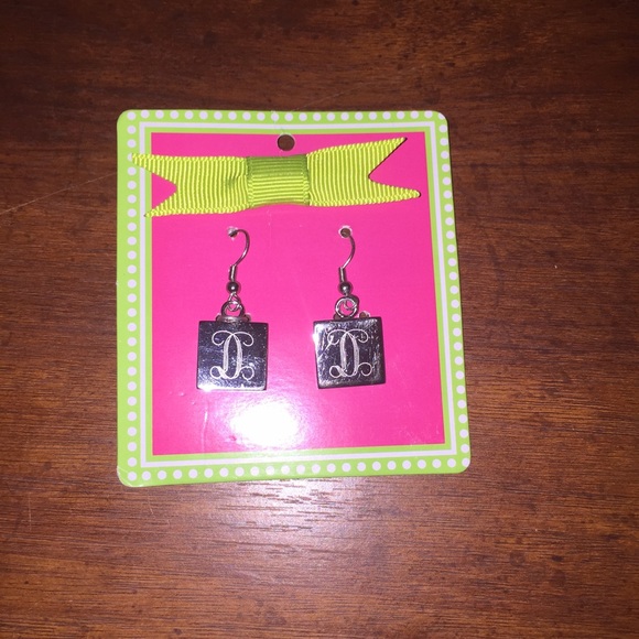 Monogrammed Earrings