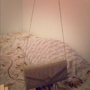 Gold shoes and purse!!!!