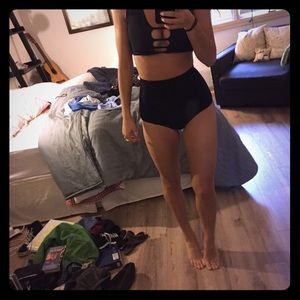 High waisted American Apparel bikini bottoms