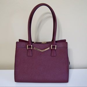 Calvin Klein Burgundy / Bordeaux Handbag