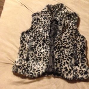 Garcia leopard vest