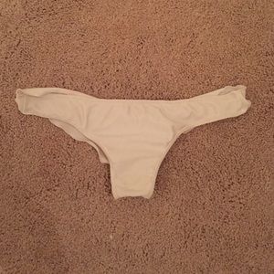 Posh pua white bikini bottoms