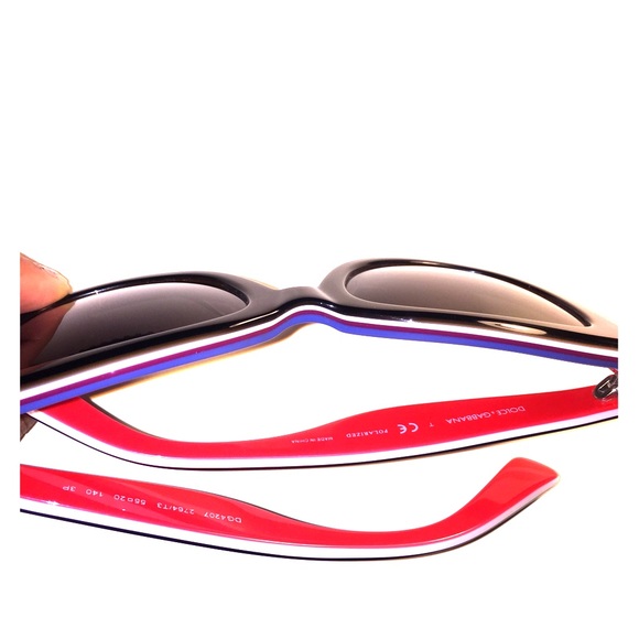 Dolce and Gabbana Multicolor Polarized Sunglasses