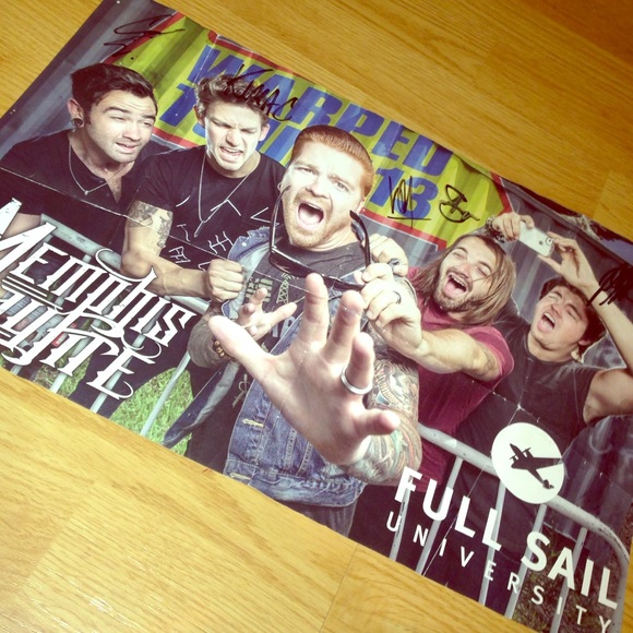 ON HOLD DO NOT BUY Memphis May Fire autograph