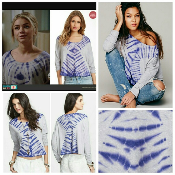 🔥STEAL* XS,S🔥Free People Tie-Dye Top - Picture 2 of 4
