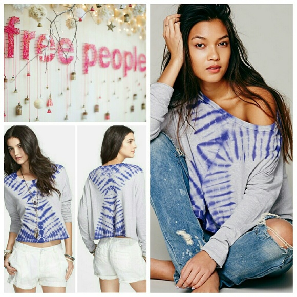 🔥STEAL* XS,S🔥Free People Tie-Dye Top - Picture 1 of 4