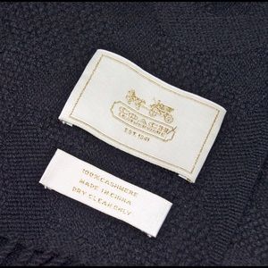 **REDUCED PRICE** Black Authentic Coach Scarf
