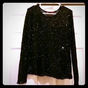 Sequined sweater