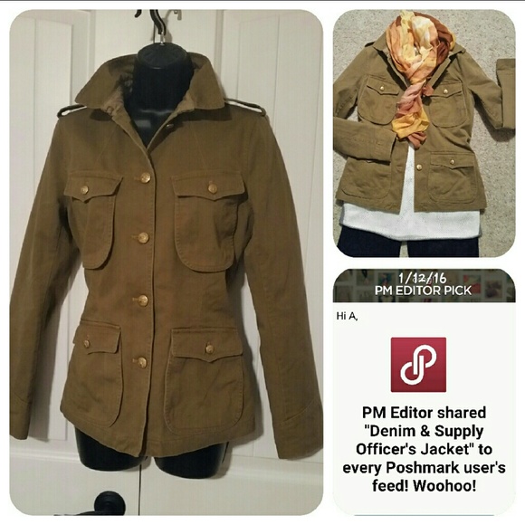 ❎SOLD❎🆕Denim&Supply Officer's Jacket - Picture 4 of 4