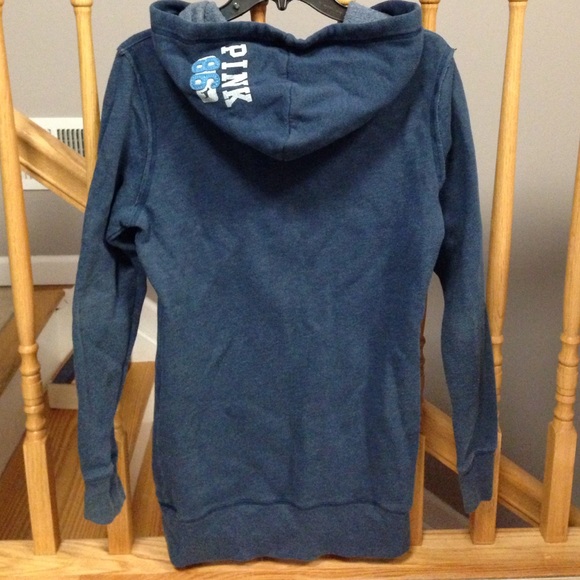 PINK long-navy blue-rugged hoodie-thick & warm💗 - Picture 2 of 3