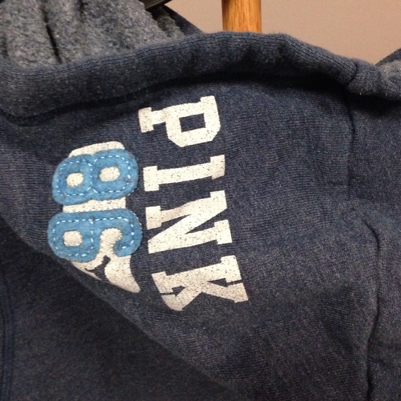PINK long-navy blue-rugged hoodie-thick & warm💗 - Picture 3 of 3