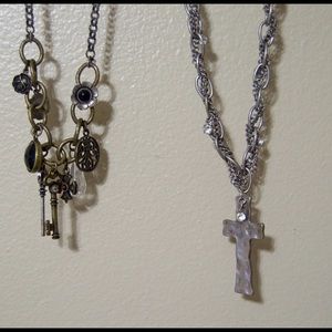 Two Buckle necklaces