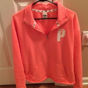 VS Pink Half Zip