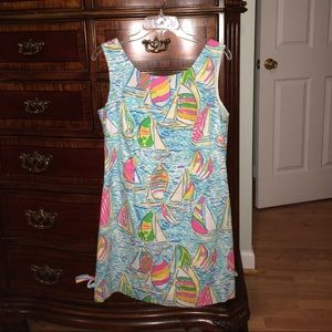 Lilly Pulitzer sail boat dress.