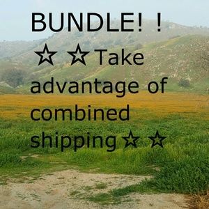 I will bundle any item's, up to five pounds.