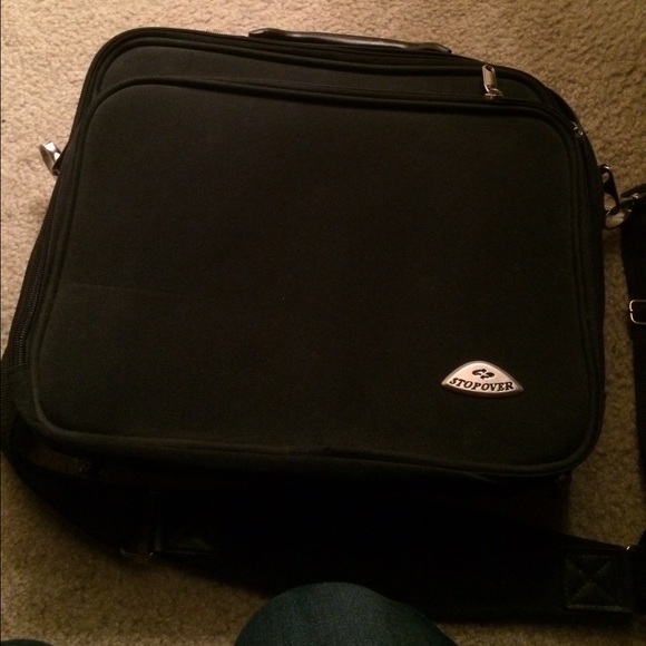 Like new black lap top bag