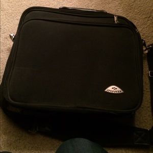 Like new black lap top bag