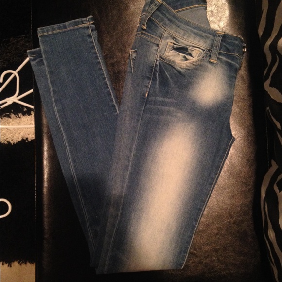 Washed out jeans