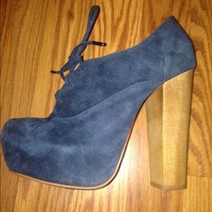 Steve Madden cirkus blu suede