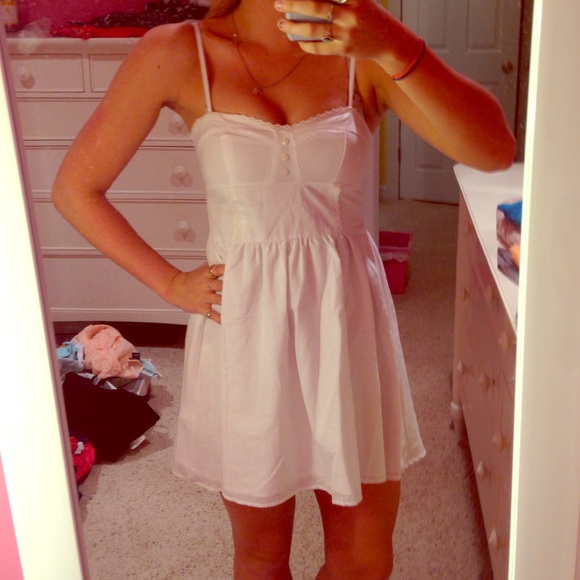 White babydoll dress