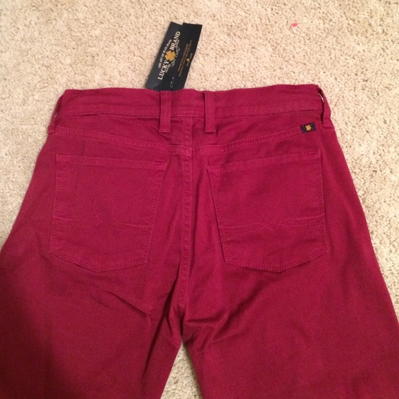 Lucky brand wine ankle Capri - Picture 3 of 6