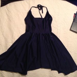 Dark Blue Figure Skater Dress