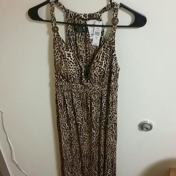 Cheeta Print Maxi Dress
