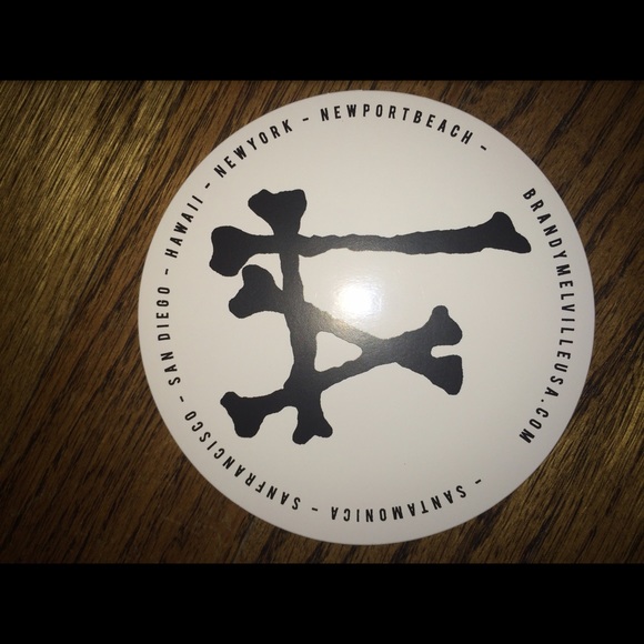 Brandy Melville LA sticker