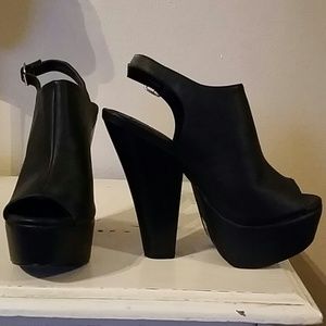 Black heels