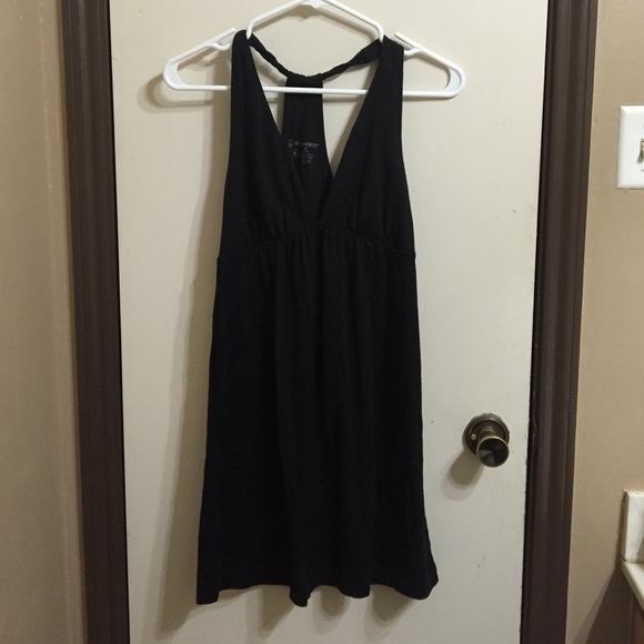 Black bathing suit cover up