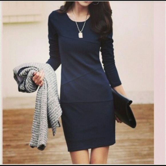 Blue dress