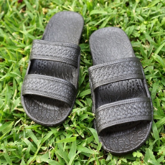 Black & Brown Jesus Sandals
