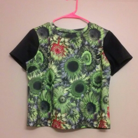 Sunflower Crop Top - Xhilaration